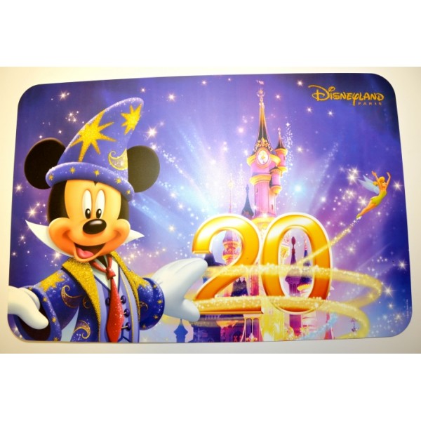 Disneyland Paris 20 anniversary Placemat